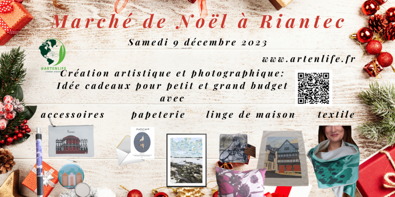 @artenlife: concept-store écoresponsable du Morbihan au marché de Noël de Riantec