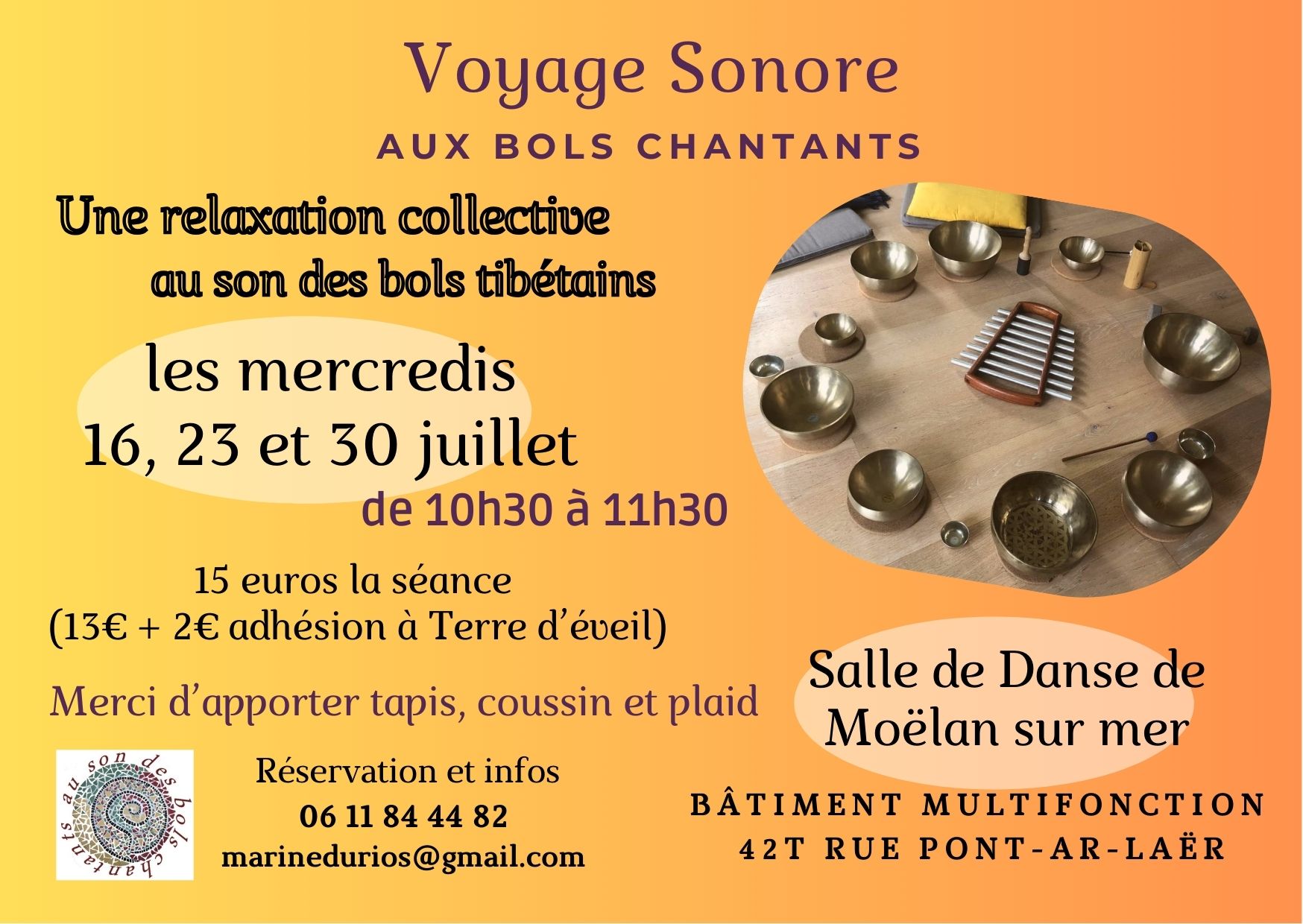 Voyage sonore aux bols tibétains