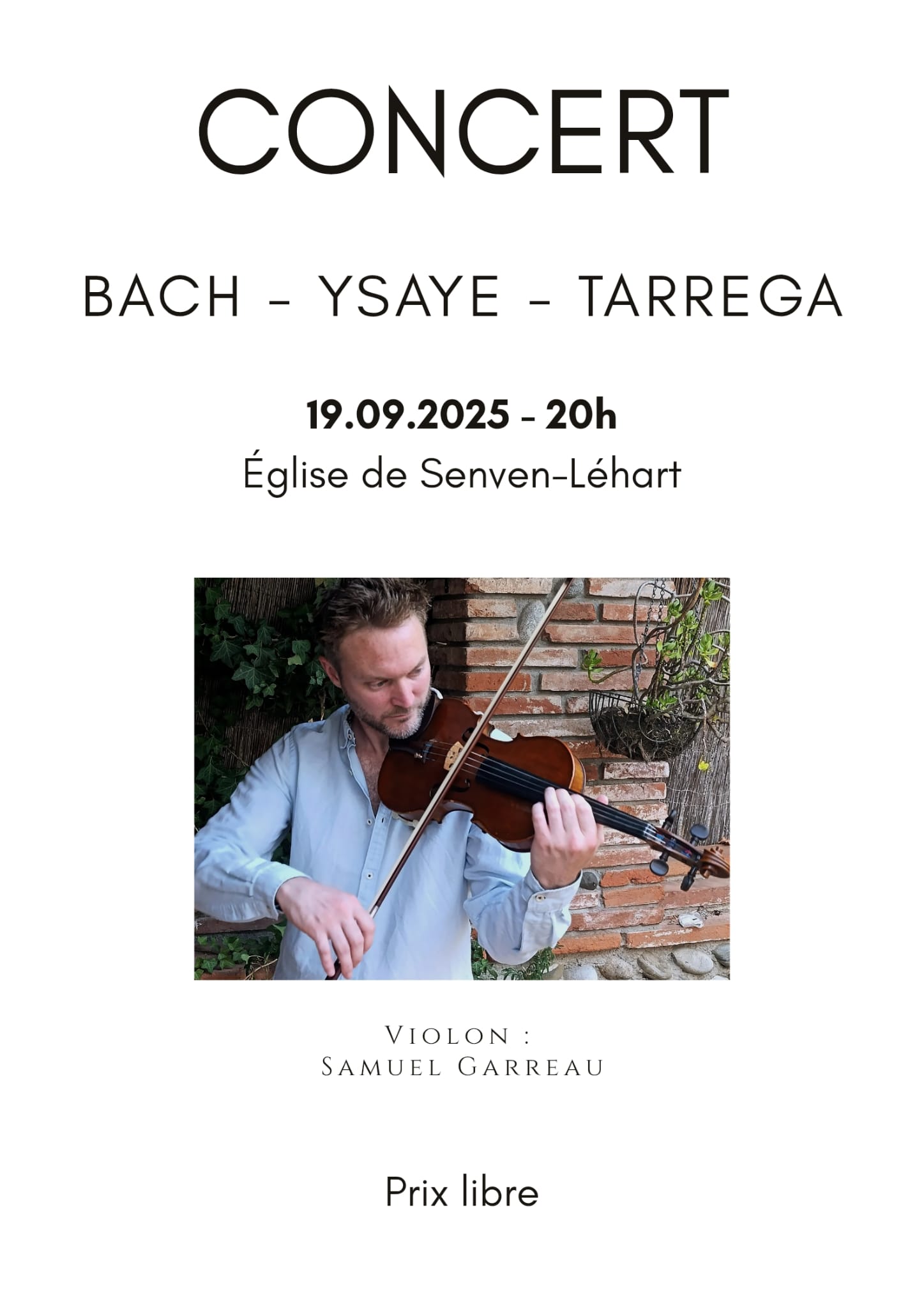 Concert violon