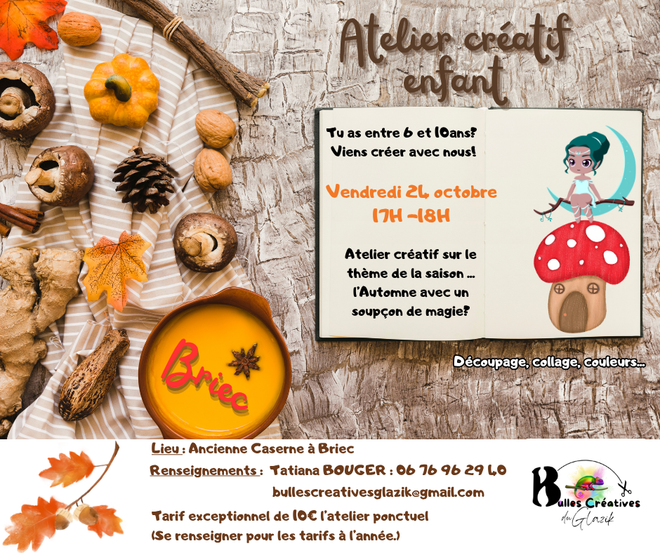 ?✨ Atelier créatif spécial automne (avec un soupçon de magie !)