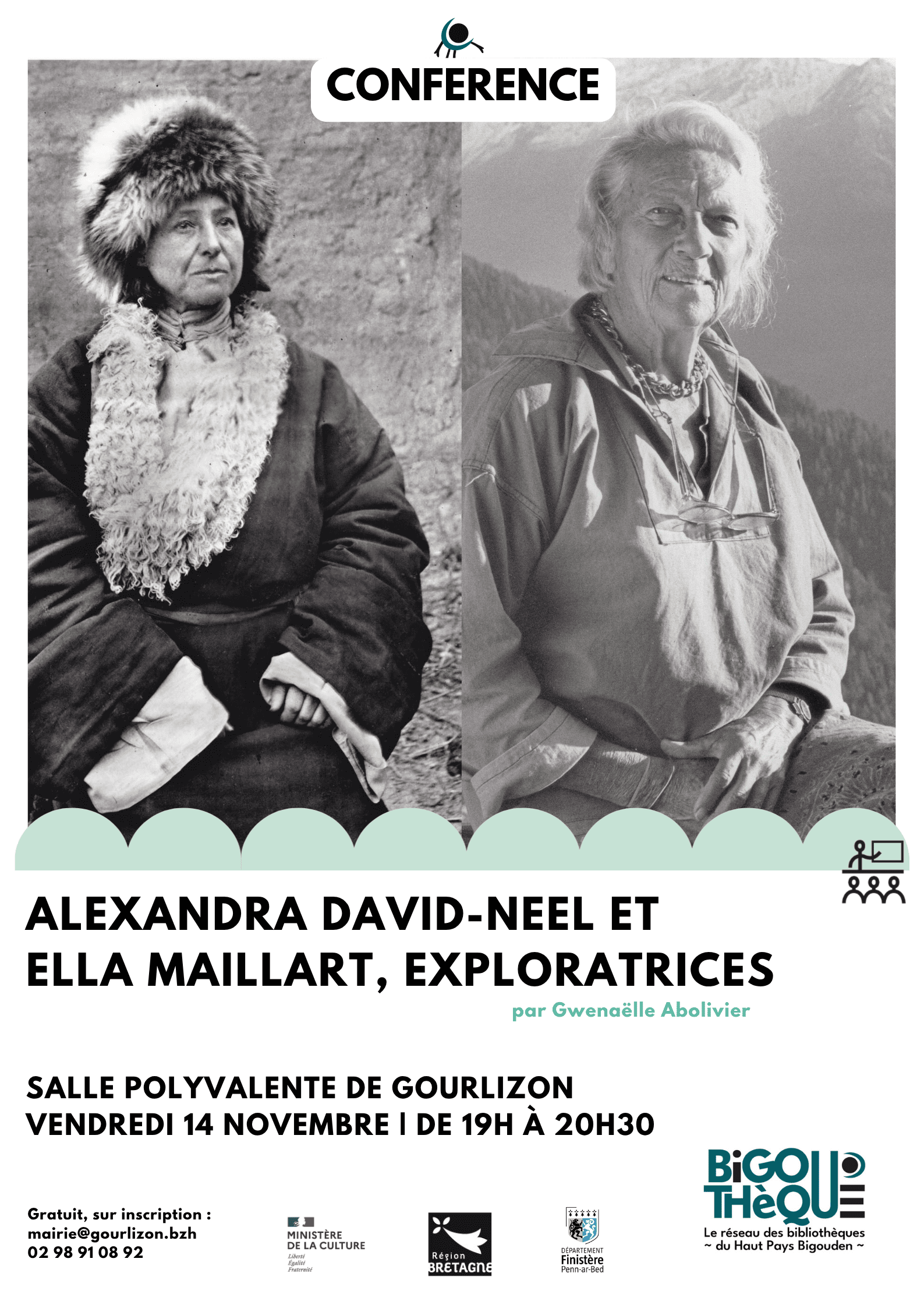 Conférence : Alexandra David-Néel et Ella Maillart, exploratrices en Asie