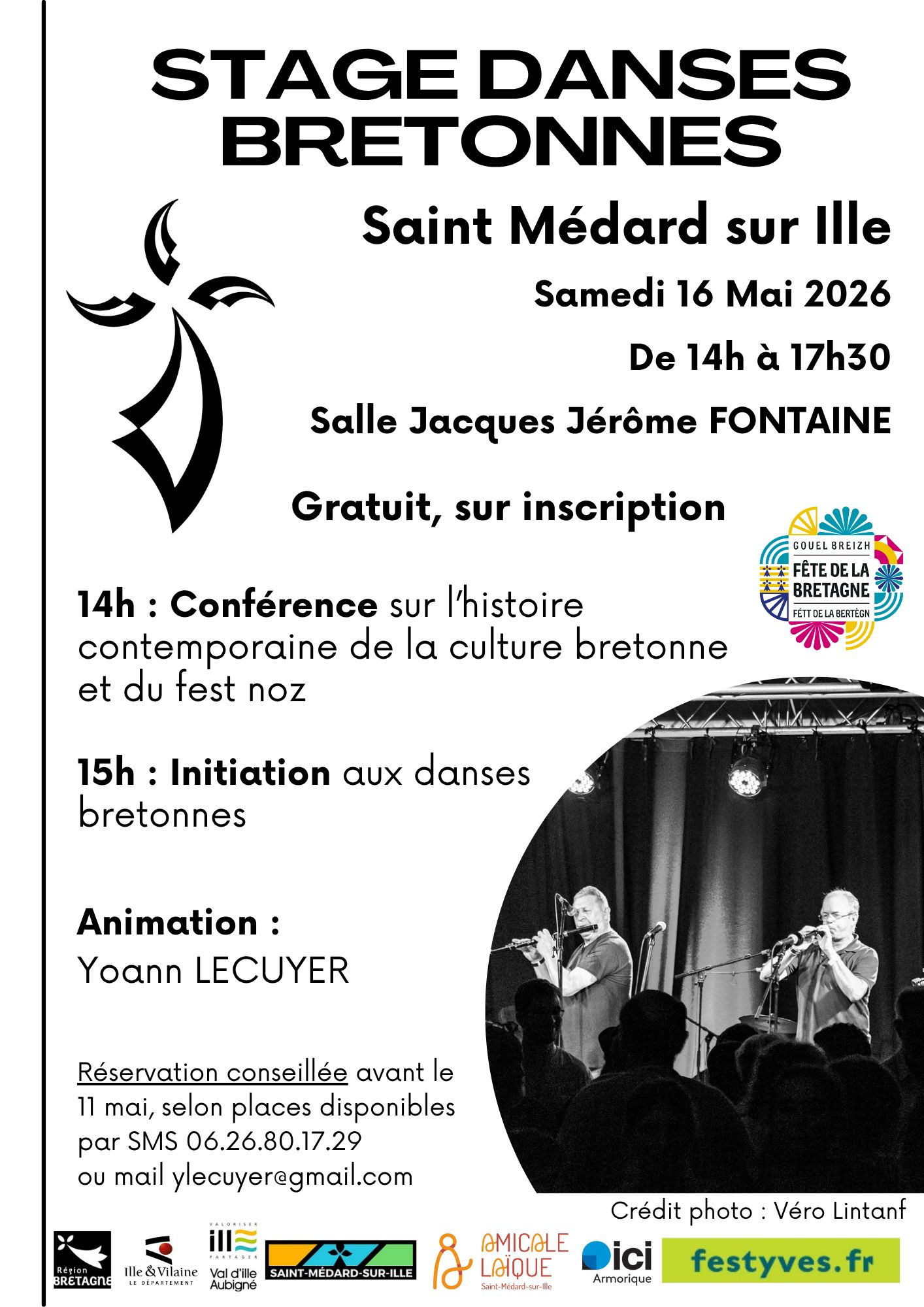 Conférence et initiation gratuite aux danses bretonnes 2026