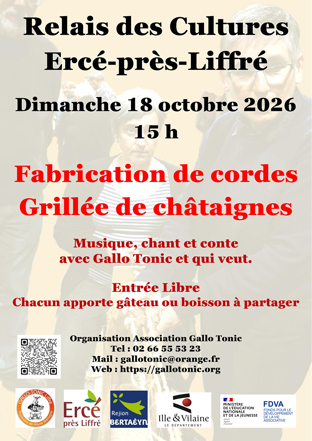 Fabrication de cordes et Grillée de châtaignes