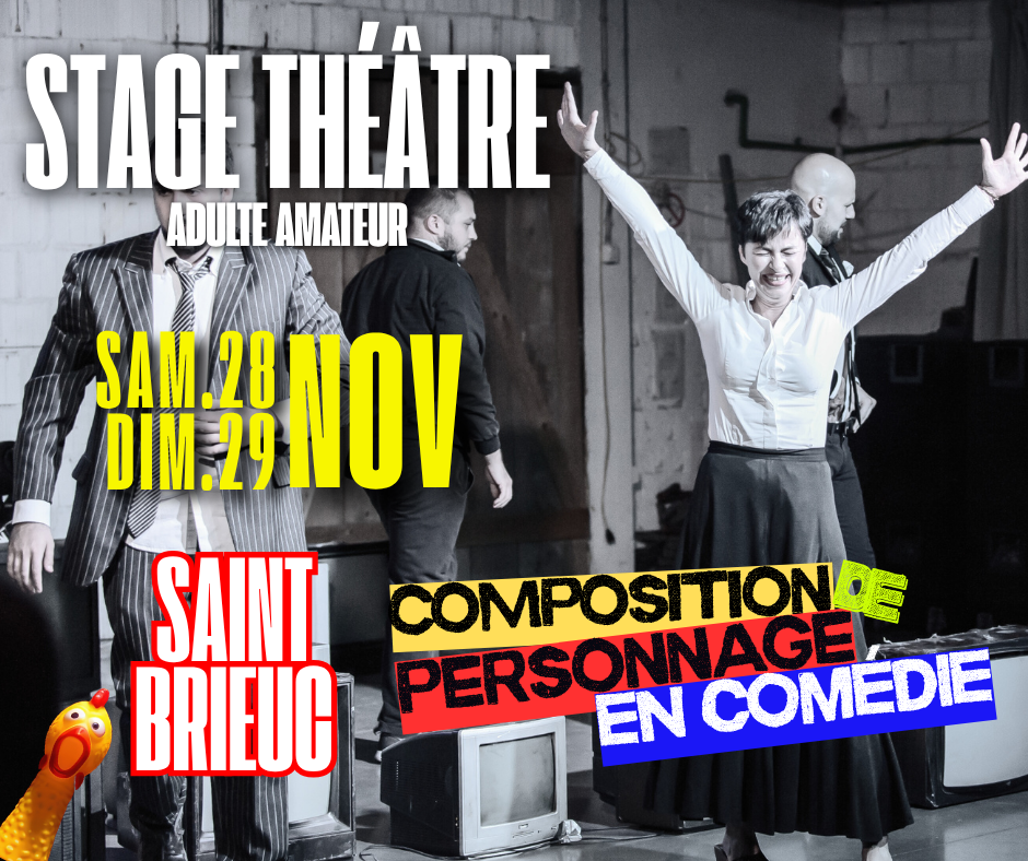 Stage Théâtre adulte "Composer un personnage en comédie"