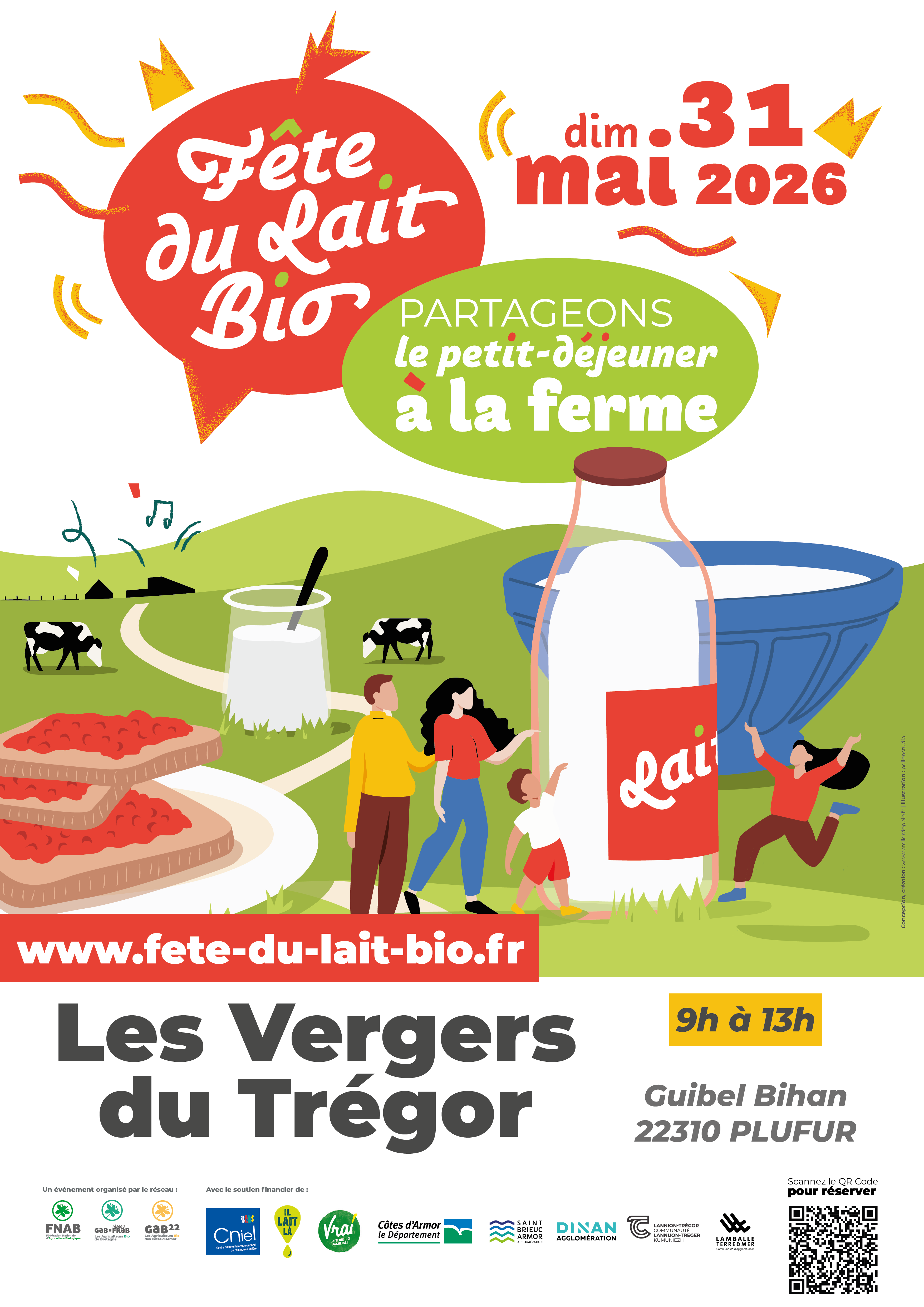 P’tit dej bio et visite des Vergers du Trégor à Plufur