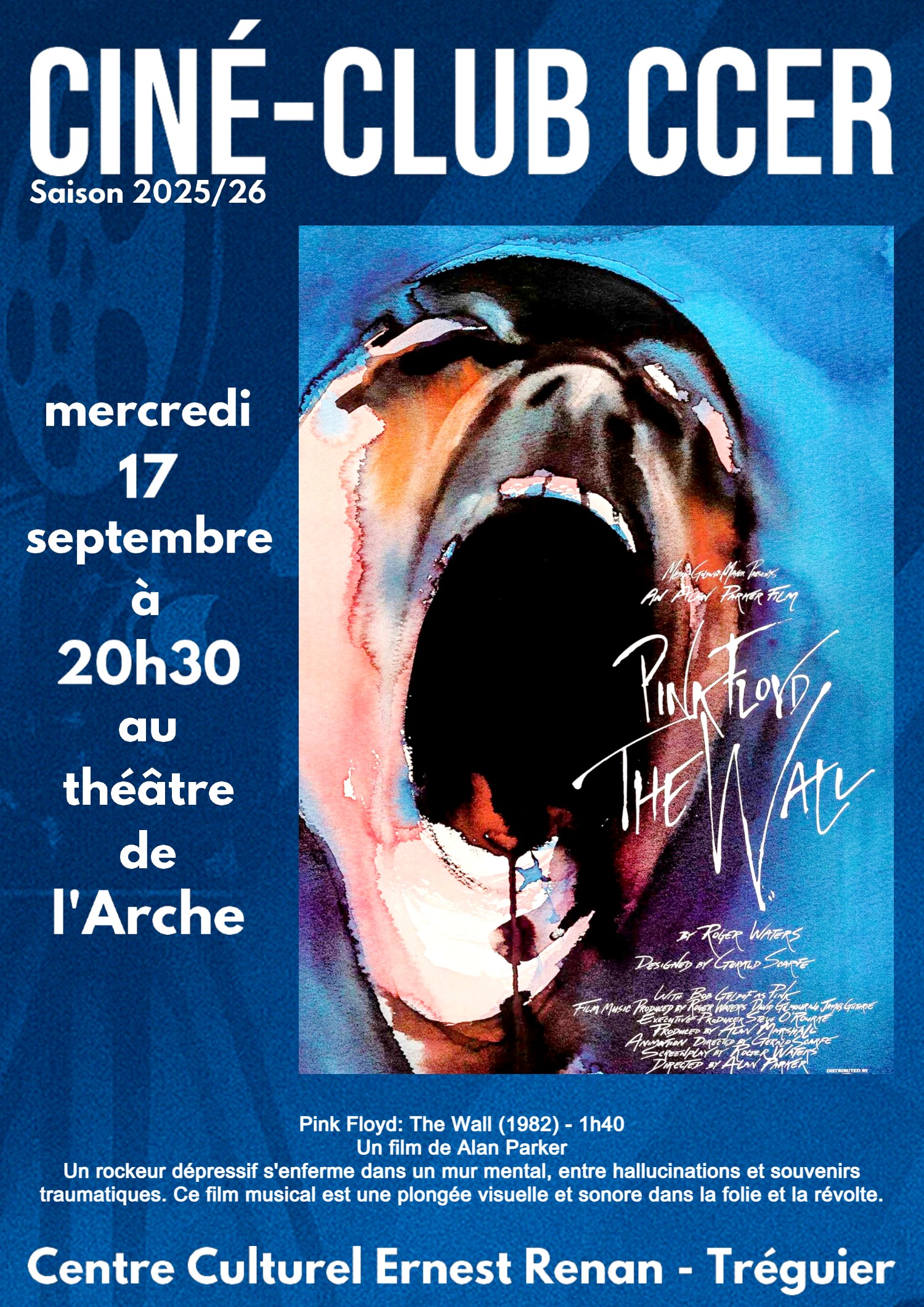Ciné-Club CCER Tréguier - Pink Floyd : The Wall