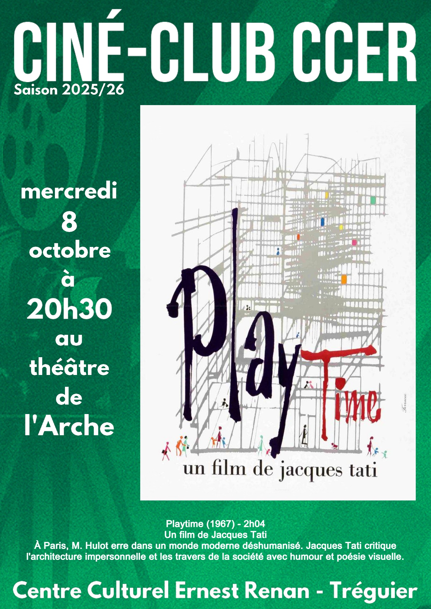 Ciné-Club CCER Tréguier - Playtime