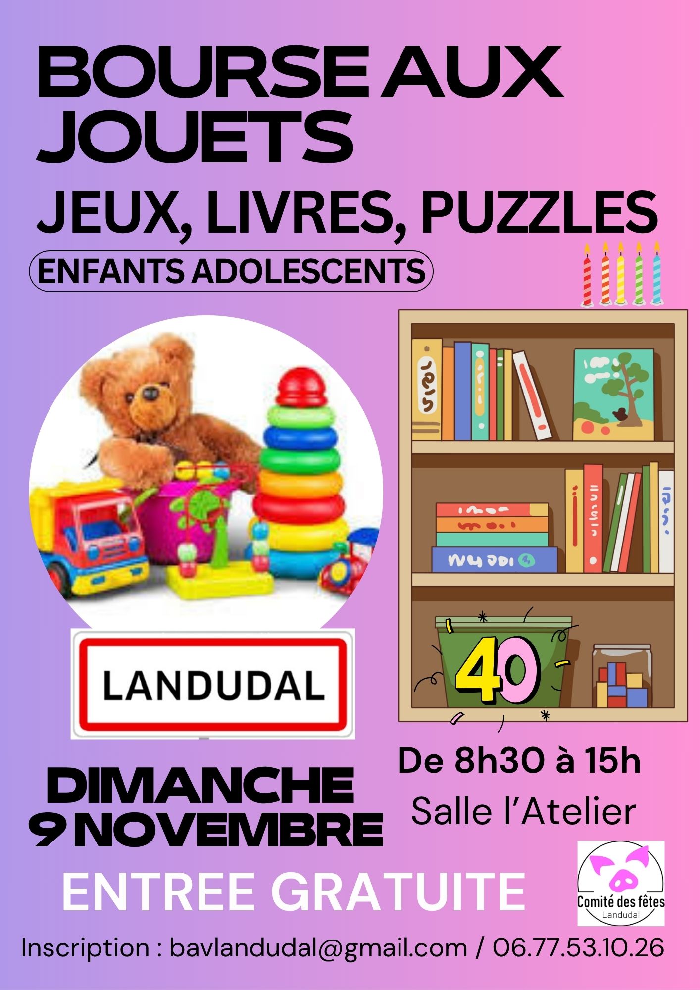 Copie de Bourse aux jouets, jeux, livres enfants et adolescents