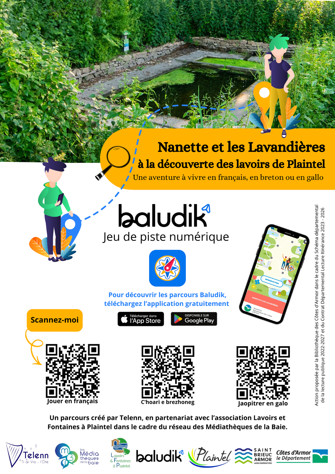Parcours Baludik, Nanette et les lavandières