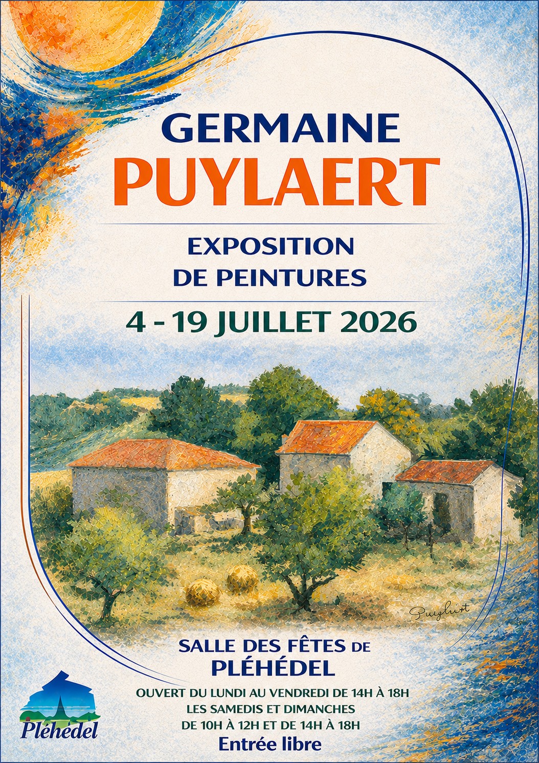 Exposition Germaine PUYLAERT, peintures