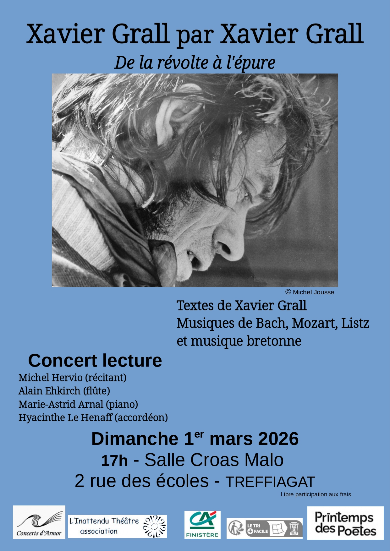 Xavier Grall par Xavier Grall, de la révolte à l'épure.