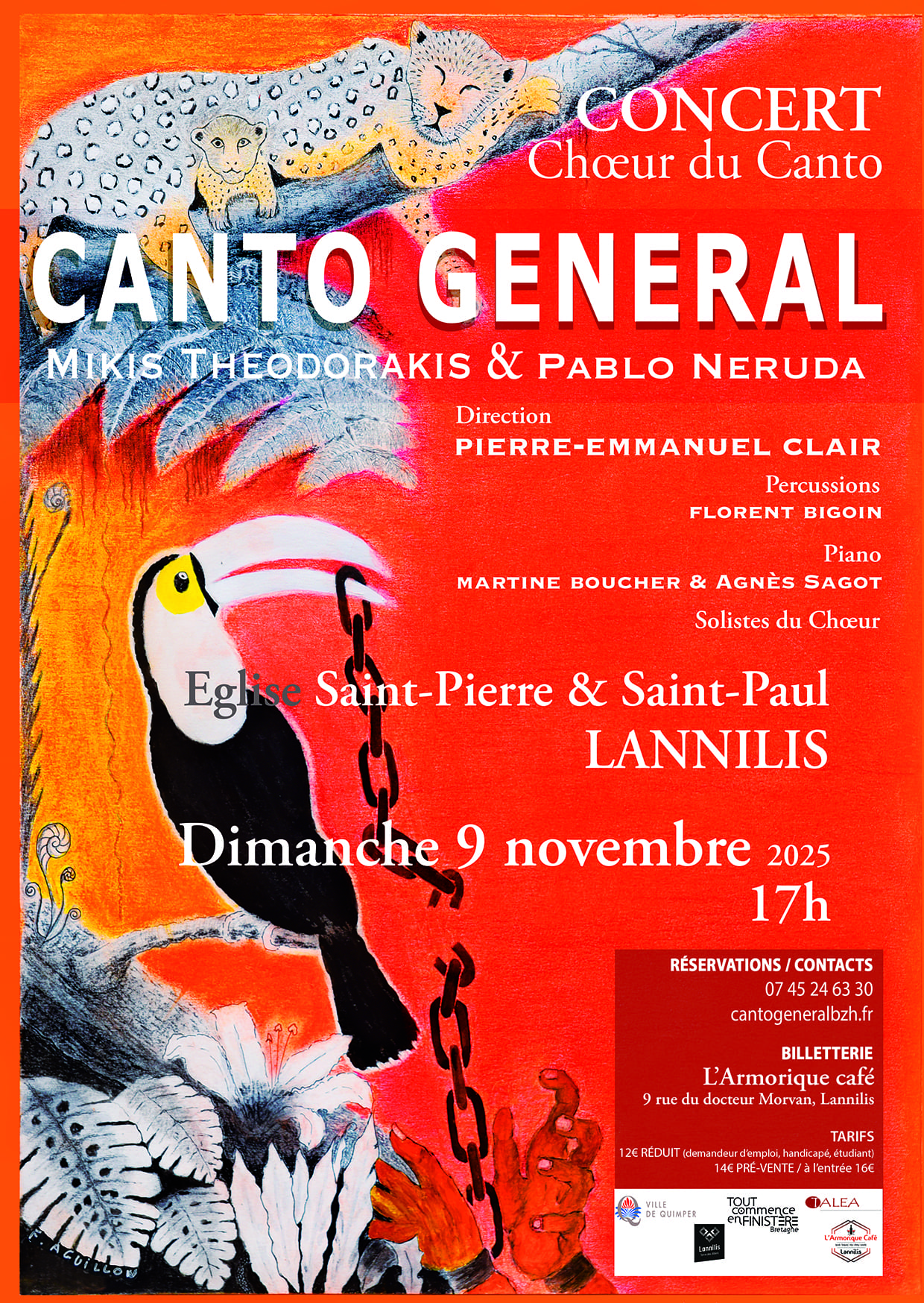 Concert Canto General - Eglise Saint Pierre et Saint Paul - 17h