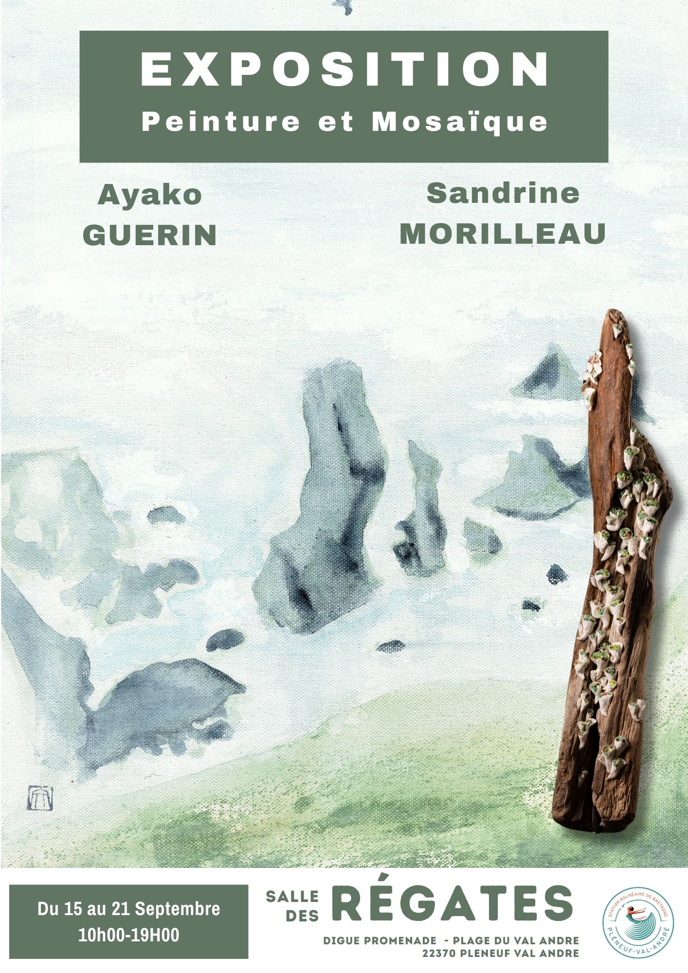 Exposition Peintures et Mosaïques : Ayako GUERIN et Sandrine MORILLEAU