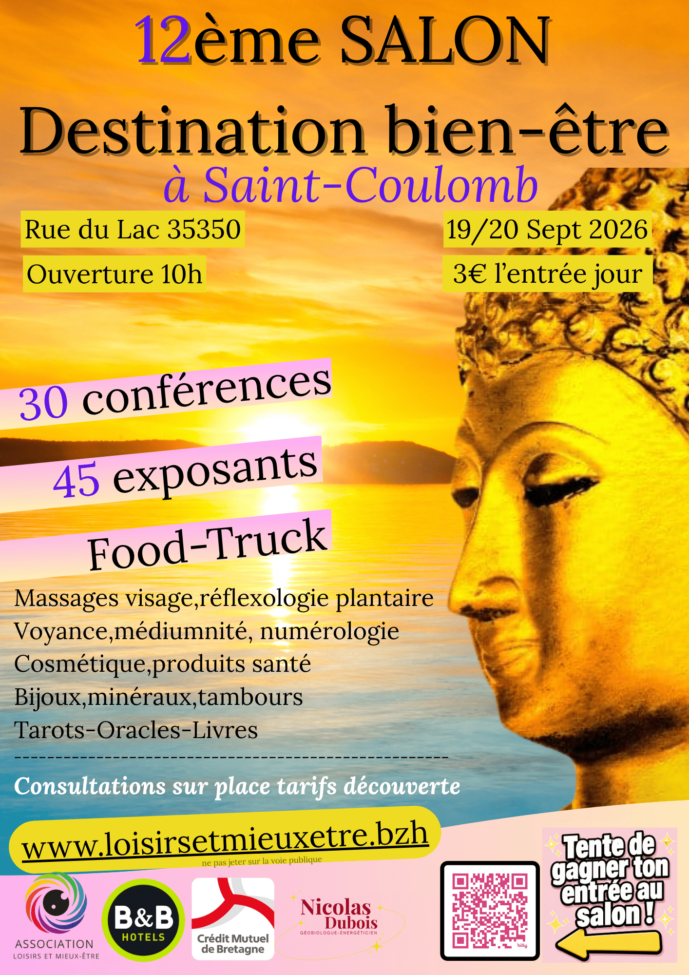 Salon "Destination Bien-être" à Saint-Coulomb 12ème édition