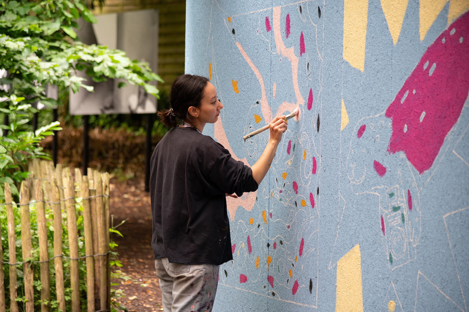 Fresque participative avec Loan Nguyen Thanh Lan