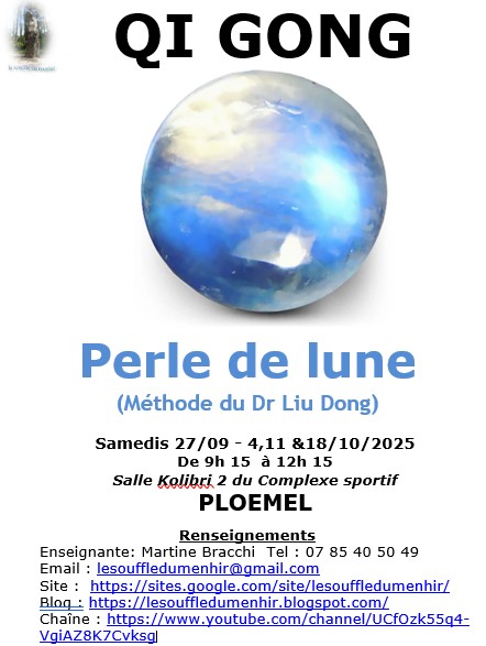 Stage de Qi Gong "Perle de Lune (méthode Liu Dong)