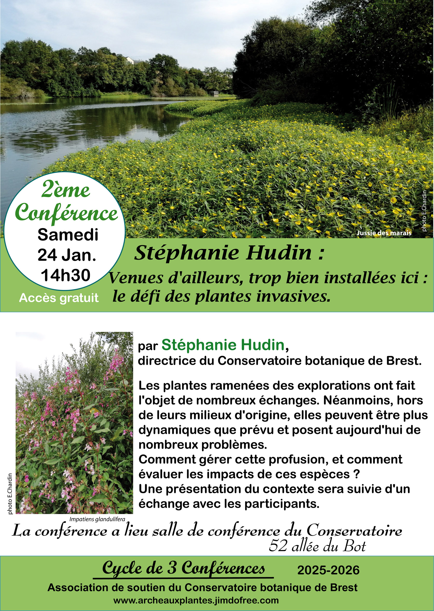 Le défi des spèces invasives par Stéphanie Hudin