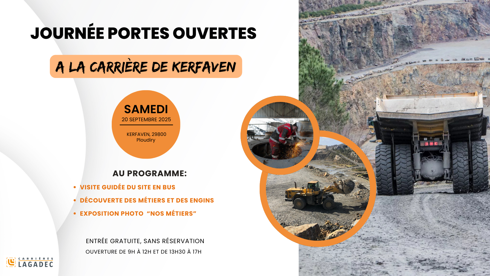 Journée Portes Ouvertes- Carrière Kerfaven