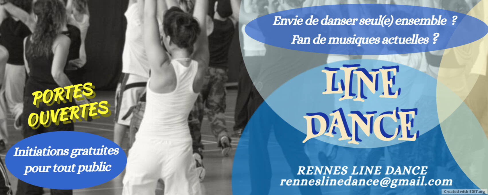 Portes ouvertes : séance d’initiation gratuite à la « Line Dance »