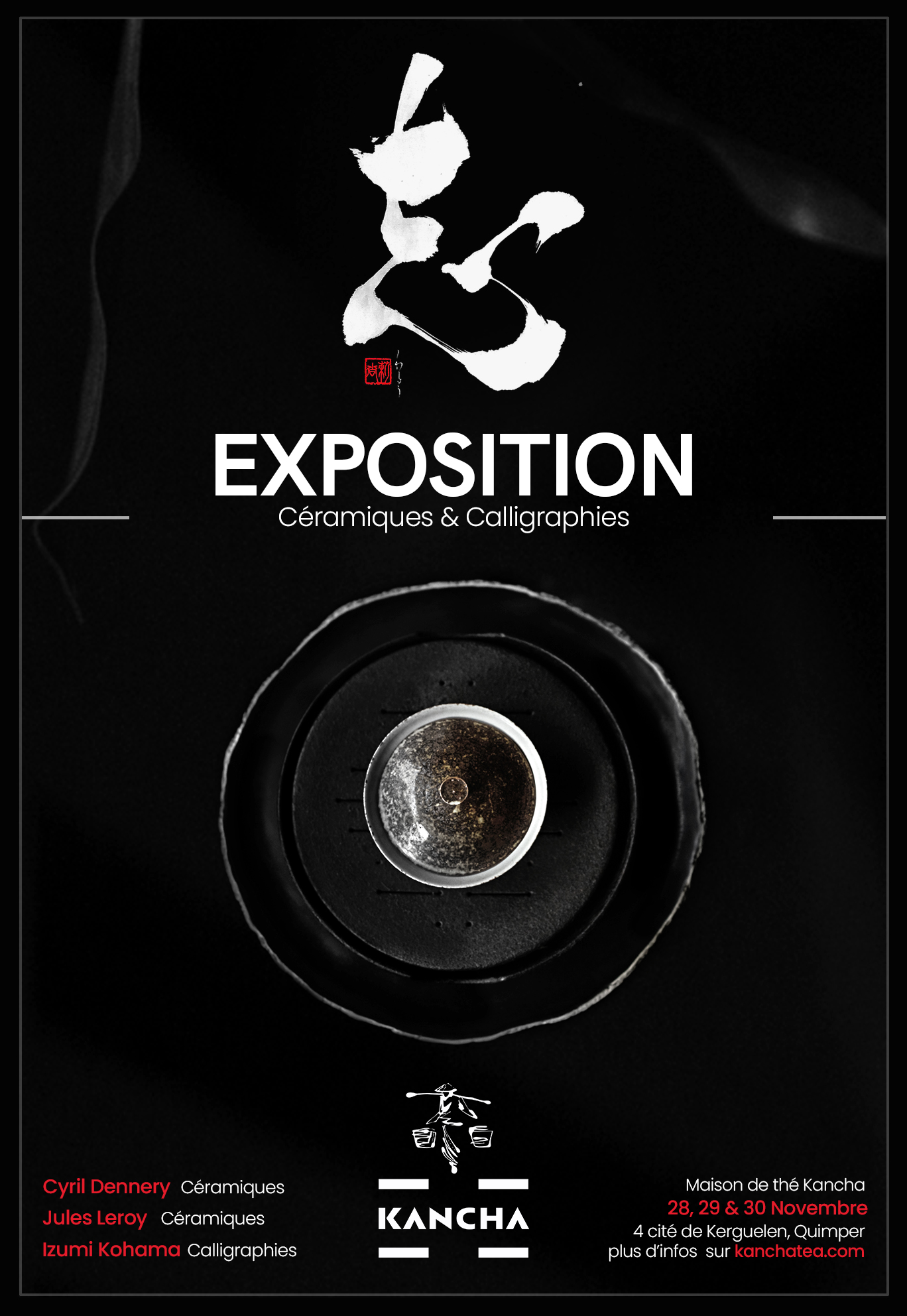 Expo calligraphie japonaise et ceramiques