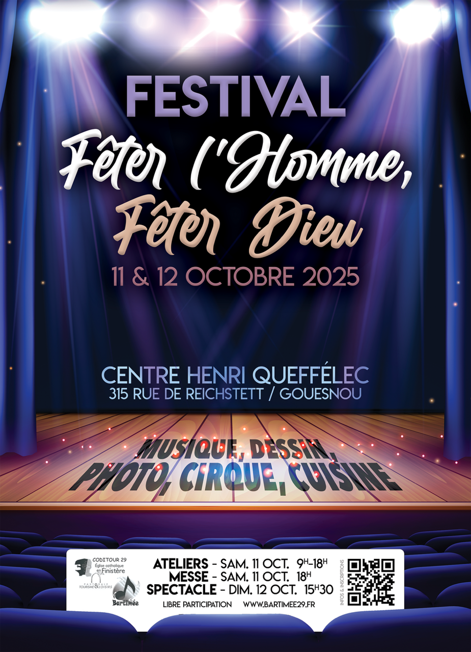 Festival "Fêter l'Homme, fêter Dieu" - Spectacle le 12 octobre