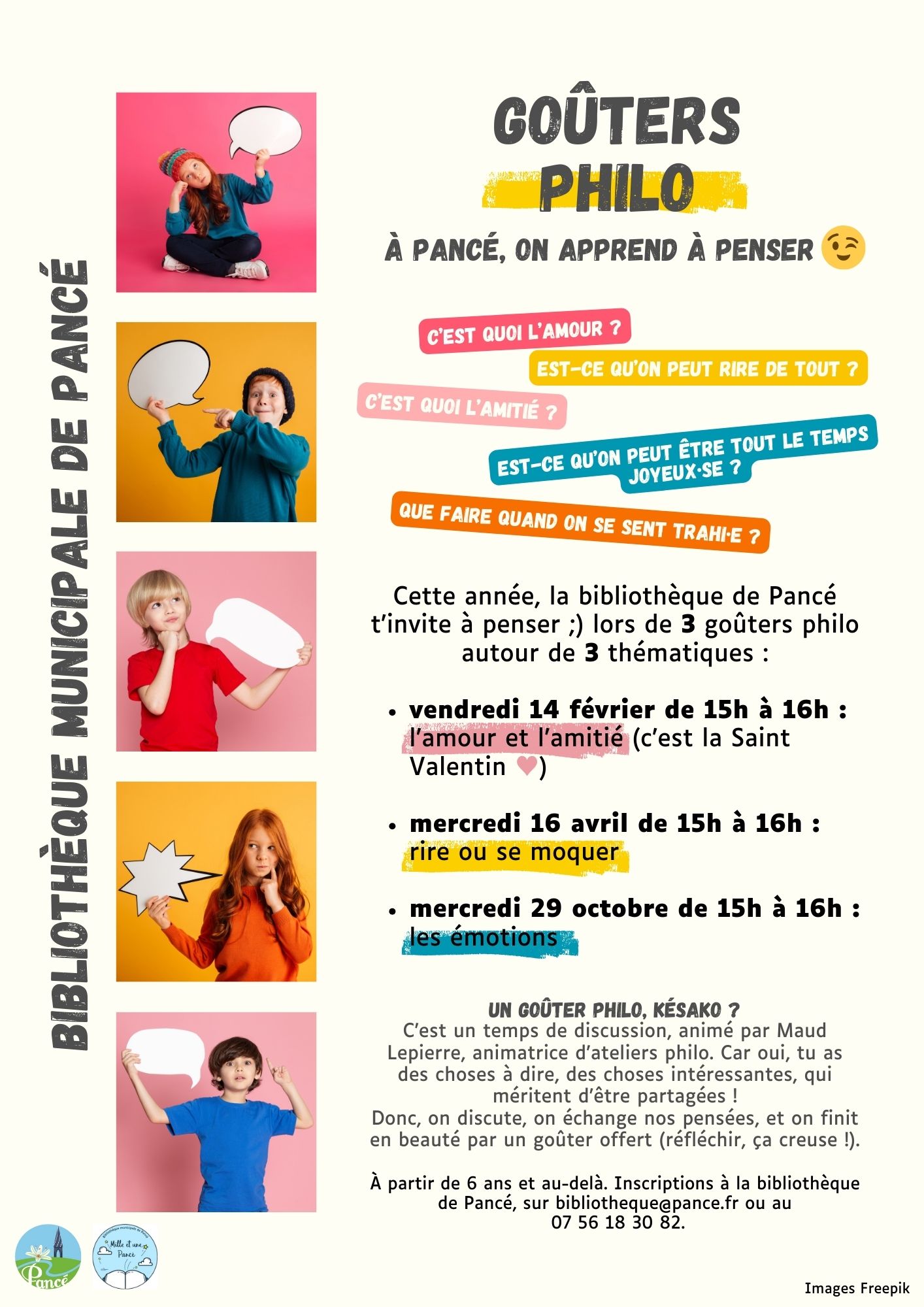 Goûter philo autour des émotions