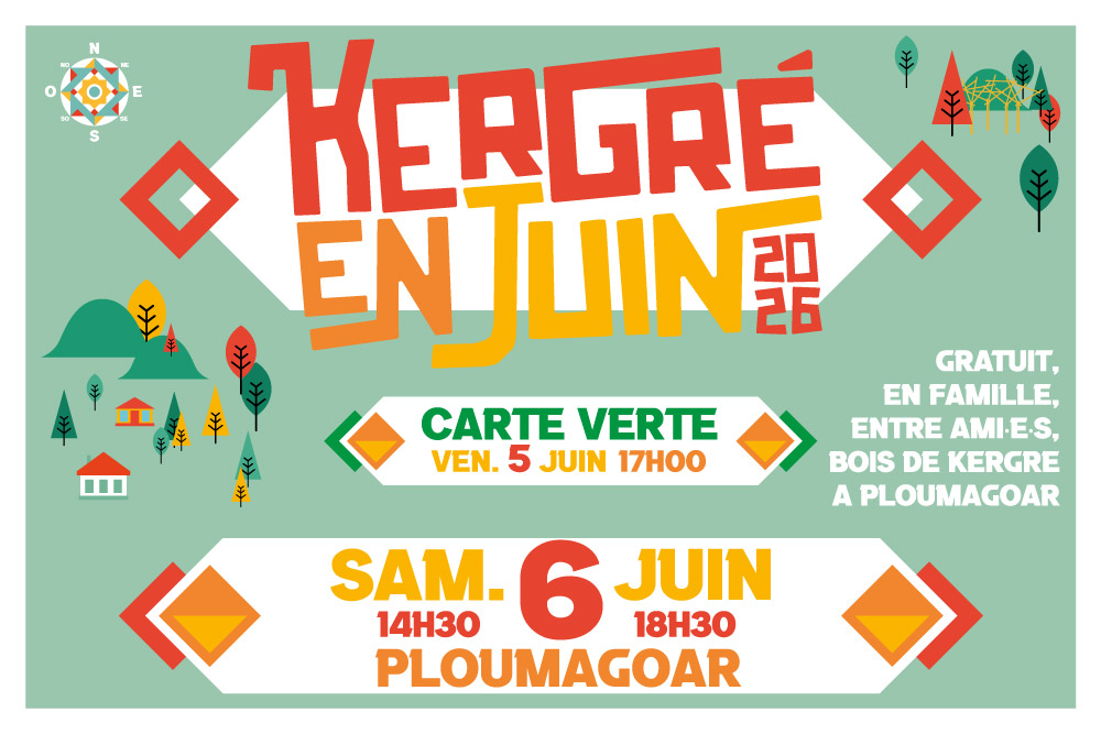 Carte verte - Kergré en juin
