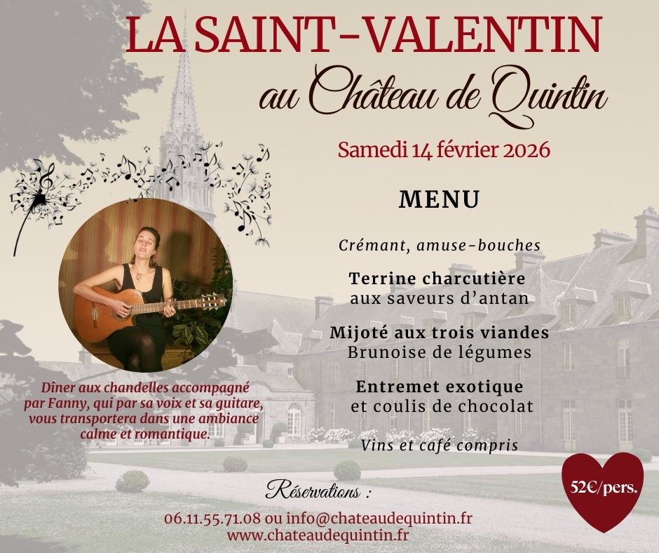 La Saint Valentin au château de Quintin