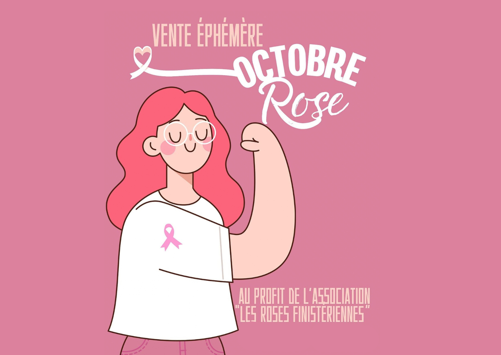 Vente éphémère « Octobre rose » au profit des Roses finistériennes