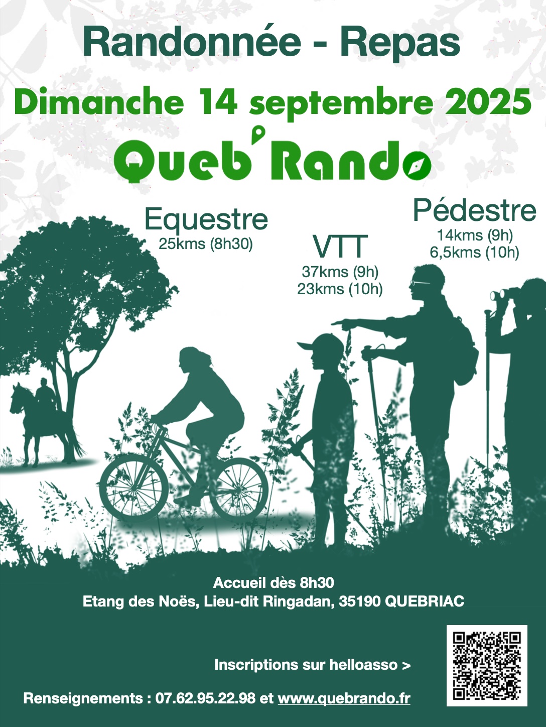 Fête annuelle 2025, randonnées avec Queb'rando