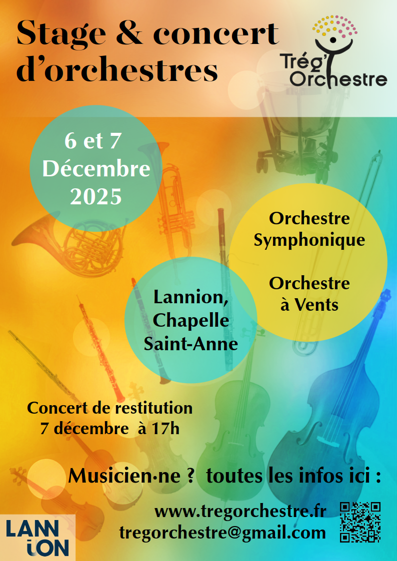 STAGE d'orchestres avec TREGORCHESTRE