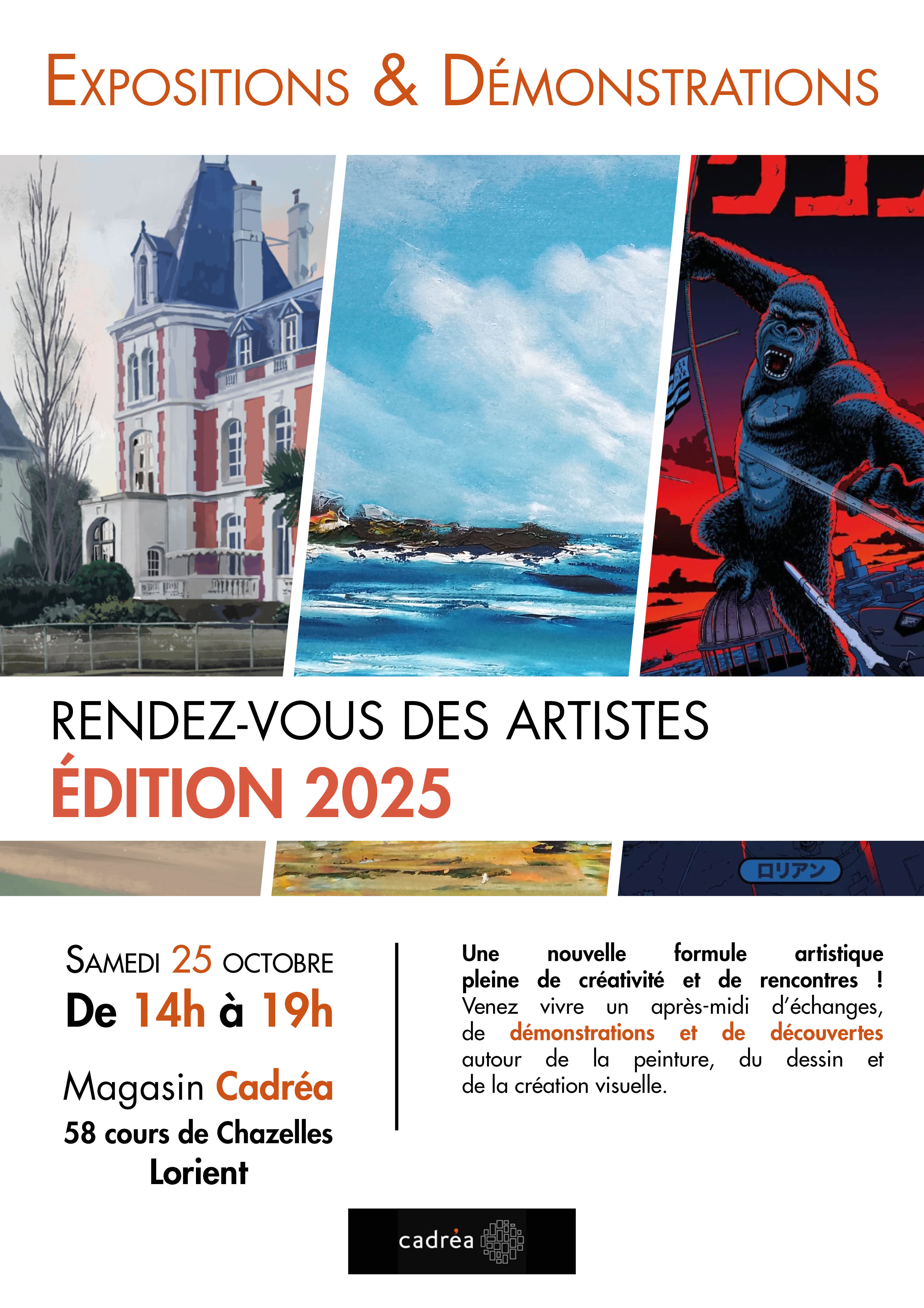 Rendez-vous des Artistes – 25 octobre – Lorient