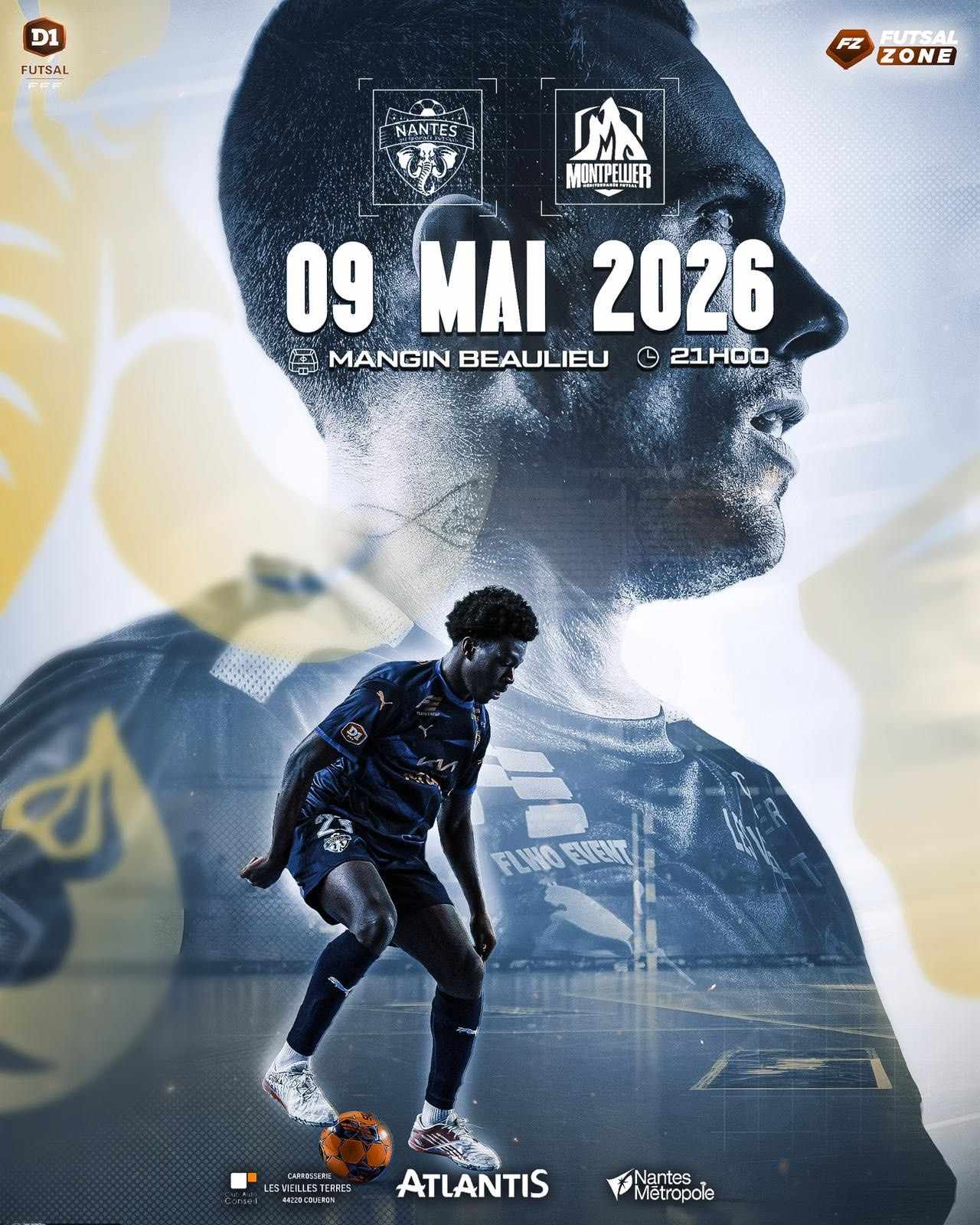 D1 Futsal Nantes Métropole Futsal - Montpellier