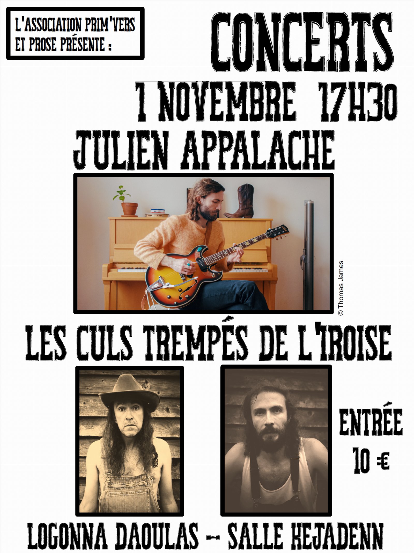 Julien Appalache + Les culs trempés de l'Iroise