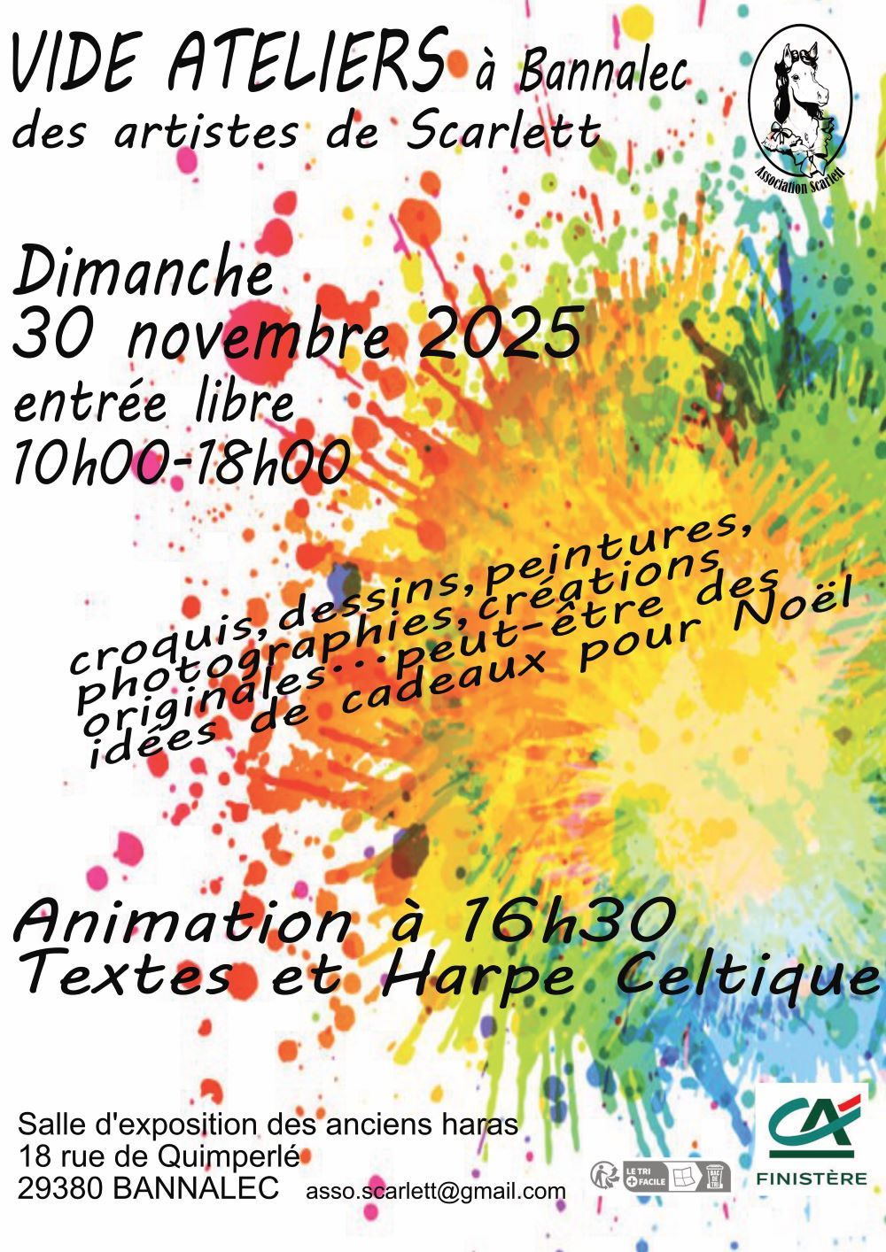 Vide Ateliers de l'association Scarlett