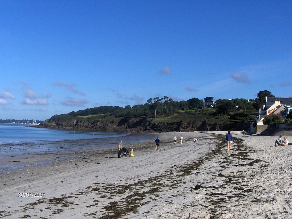 Plage des Sables-Blancs à Concarneau