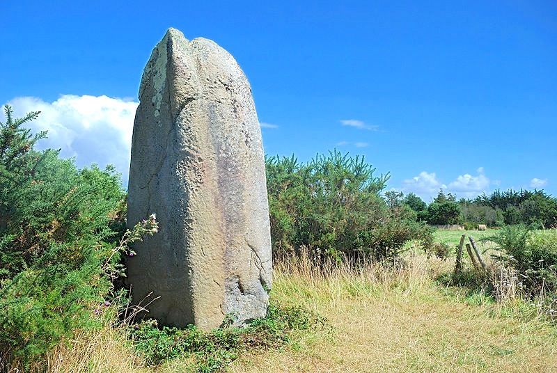Menhir de Kermaillard à Sarzeau