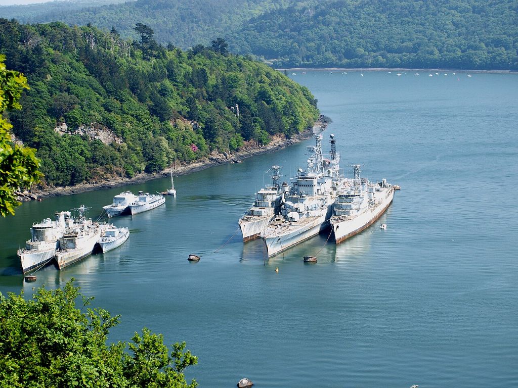 Cimetière de bateaux de Landévennec à Landévennec