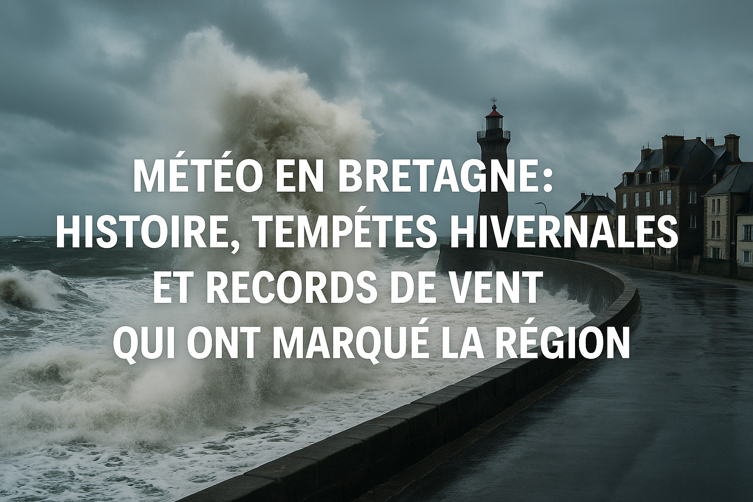 🌦️ Météo en Bretagne : histoire, tempêtes hivernales et records de vent qui ont marqué la région